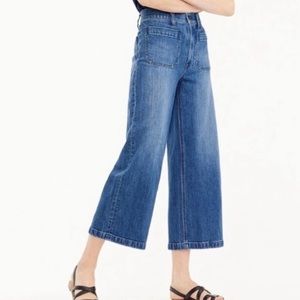 J.Crew Point Sur Wide Leg Jeans